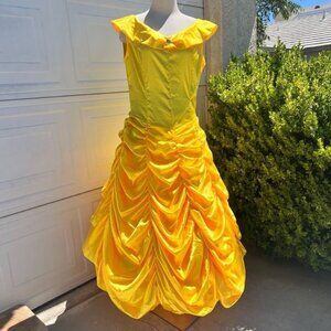 Disney Princess Belle Halloween Costume Set Adult Size 6/8